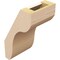 Ekena Millwork 5-inch W x 6-inch D x 10-inch H Stanfield Rough Cedar Woodgrain TimberThane Knee Brace, Primed BRCUR05X06X10STARCPR - alternate 5